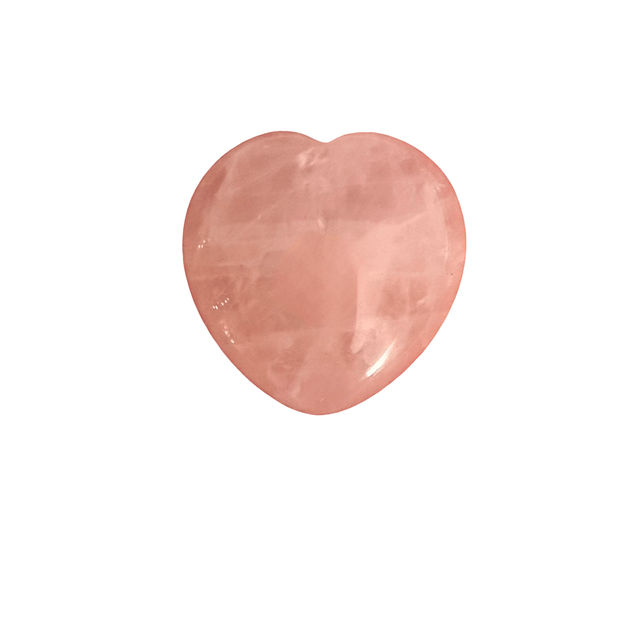 Pierre Roulée ~ Coeur Quartz Rose 