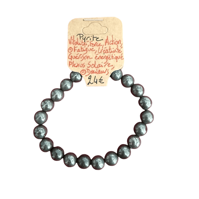 Bracelet Pyrite ~ 8 mm 