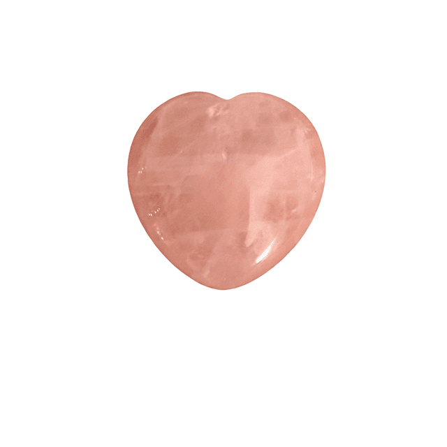 Pierre Roulée ~ Coeur Quartz Rose 