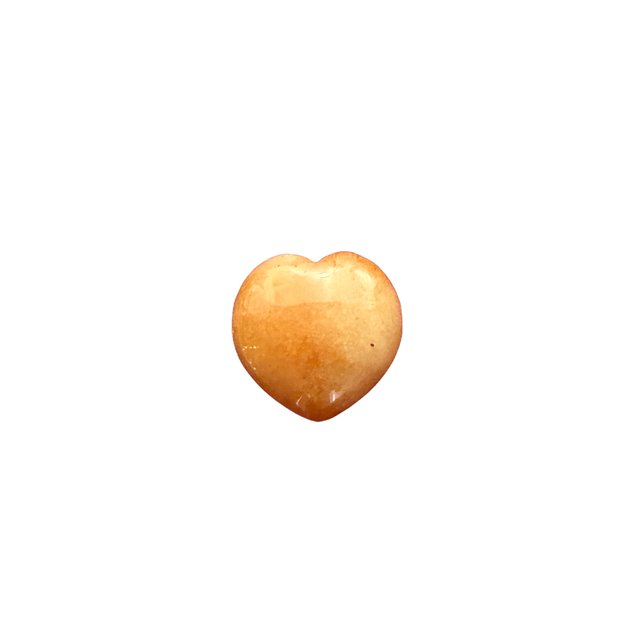 Pierre Roulée ~ Coeur Aventurine Orange